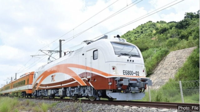 The standard gauge railway (SGR) train