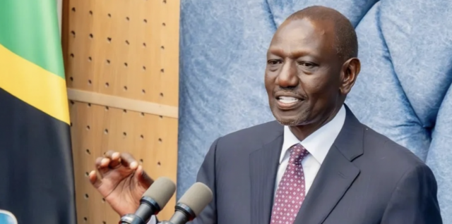 Kenyan President William Ruto addresses Parliament in Dodoma on May 5, 2026. PHOTO | COURTESY